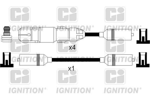 QUINTON HAZELL Süütesüsteemikomplekt XC1043